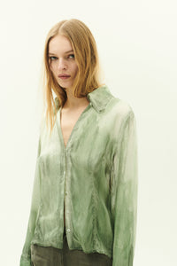 'Oxidized' Silk Shirt