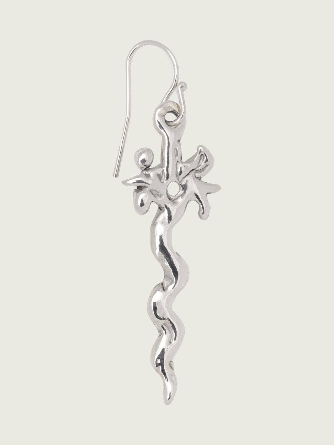 ‘Soft Sword’ Silver Earring