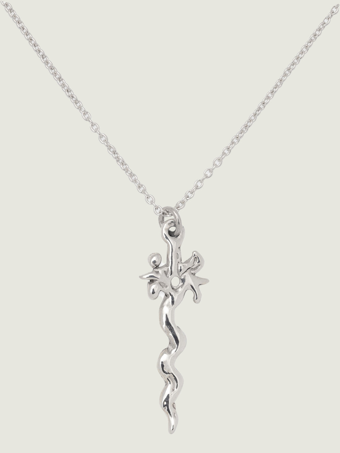 ‘Soft Sword’ Silver Necklace